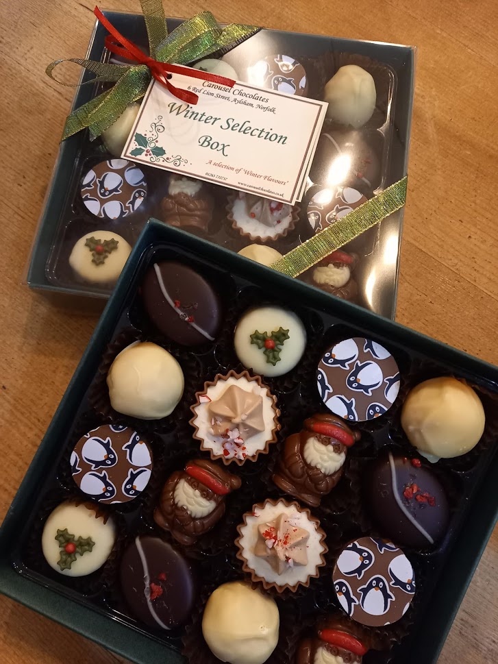 'Winter' chocolate selection box
