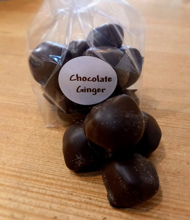 Chocolate Ginger (100g) Carousel Chocolates, Luxury Chocolates