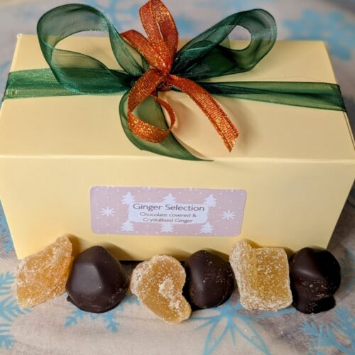 Ginger selection box - chocolate ginger & crystalised ginger