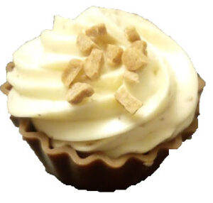 Salty Pecan Fudge Cupcake