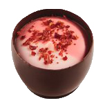 Mary - duo of strawberry & Raspberry in dark chocolate