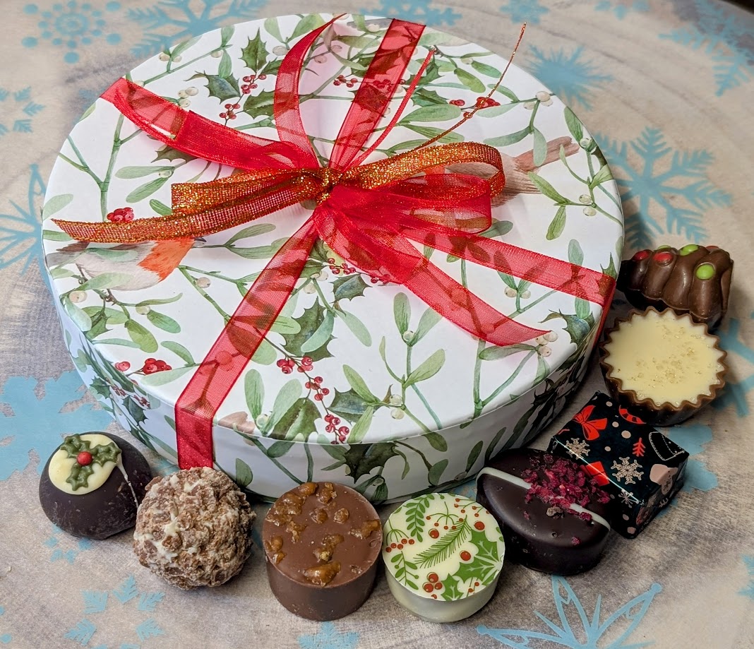 15 chocolate mistletoe box of chocolates