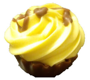 Lemon chocolate cupcake